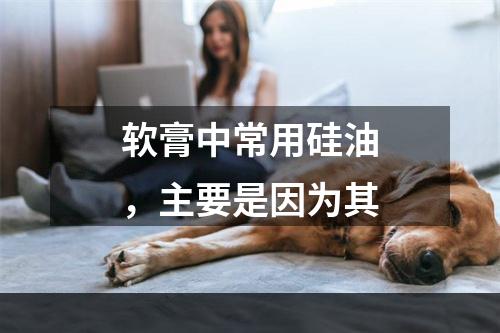 软膏中常用硅油，主要是因为其