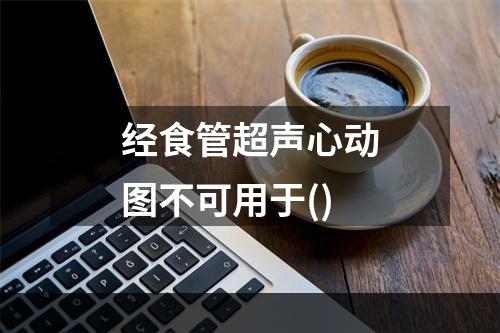 经食管超声心动图不可用于()