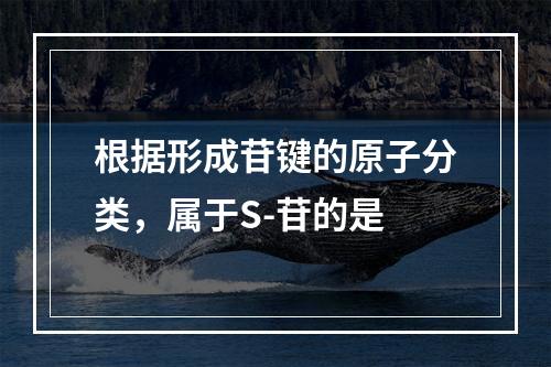 根据形成苷键的原子分类，属于S-苷的是