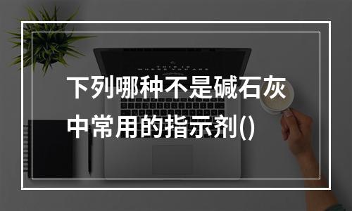 下列哪种不是碱石灰中常用的指示剂()