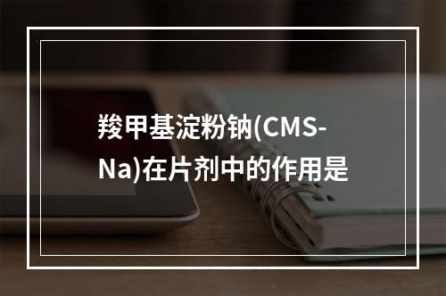 羧甲基淀粉钠(CMS-Na)在片剂中的作用是