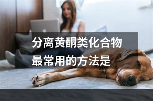 分离黄酮类化合物最常用的方法是