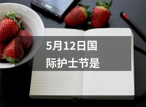 5月12日国际护士节是