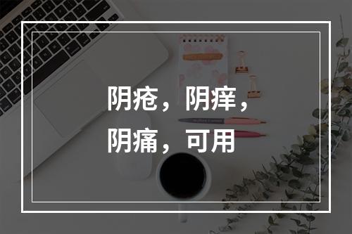 阴疮，阴痒，阴痛，可用