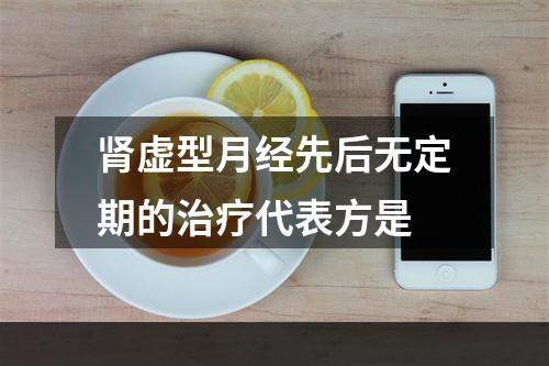 肾虚型月经先后无定期的治疗代表方是