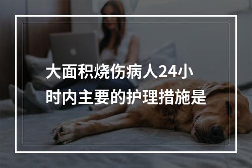 大面积烧伤病人24小时内主要的护理措施是