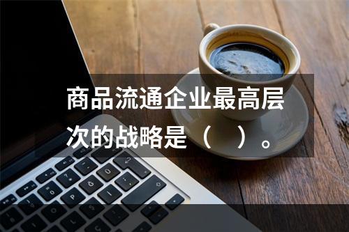 商品流通企业最高层次的战略是（　）。