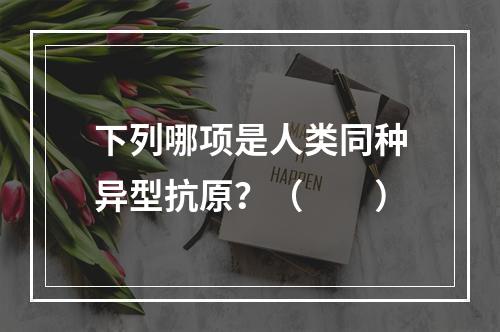 下列哪项是人类同种异型抗原？（　　）