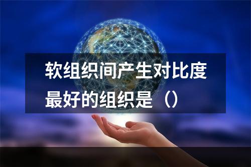 软组织间产生对比度最好的组织是（）