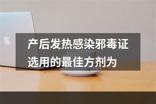 产后发热感染邪毒证选用的最佳方剂为