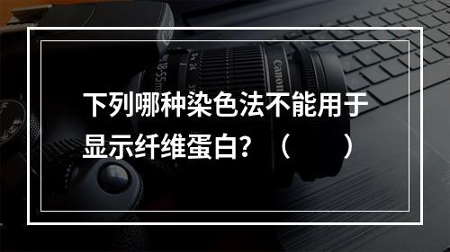 下列哪种染色法不能用于显示纤维蛋白？（　　）