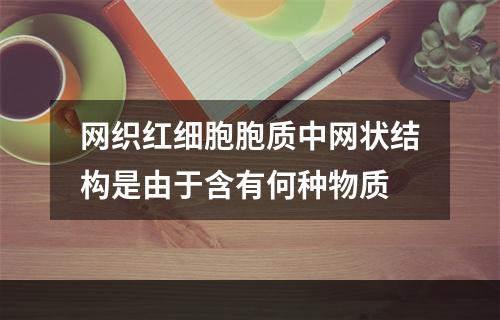 网织红细胞胞质中网状结构是由于含有何种物质