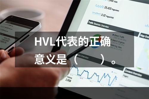 HVL代表的正确意义是（　　）。