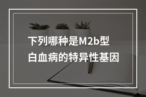 下列哪种是M2b型白血病的特异性基因