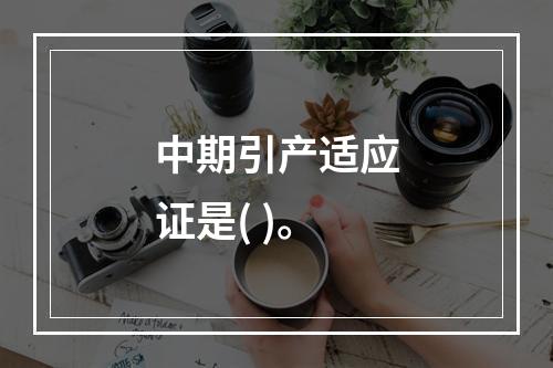 中期引产适应证是( )。