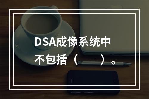 DSA成像系统中不包括（　　）。