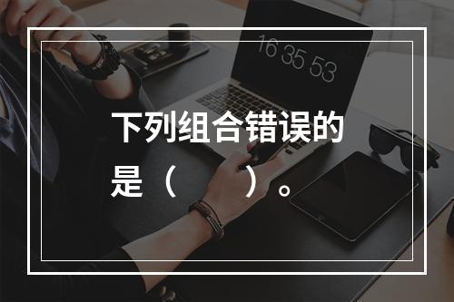 下列组合错误的是（　　）。