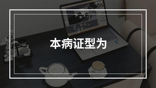 本病证型为