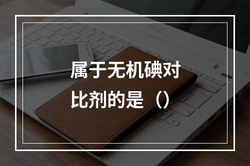 属于无机碘对比剂的是（）