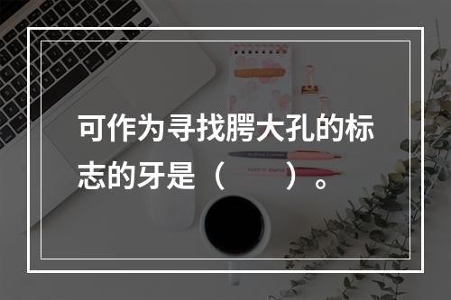 可作为寻找腭大孔的标志的牙是（　　）。