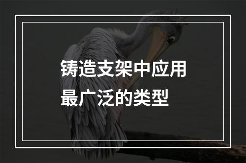 铸造支架中应用最广泛的类型