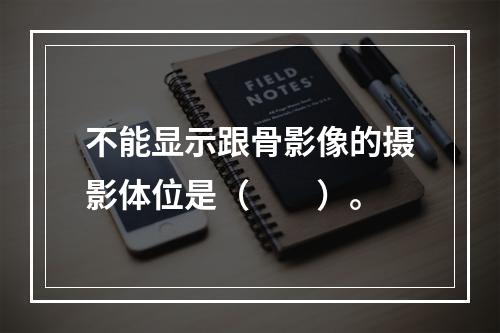 不能显示跟骨影像的摄影体位是（　　）。