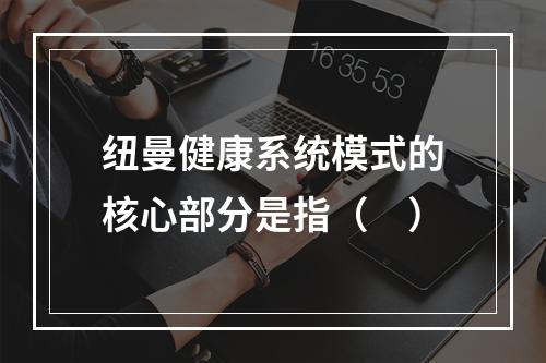 纽曼健康系统模式的核心部分是指（　）