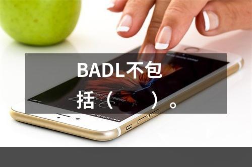 BADL不包括（　　）。