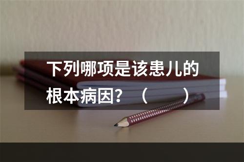 下列哪项是该患儿的根本病因？（　　）