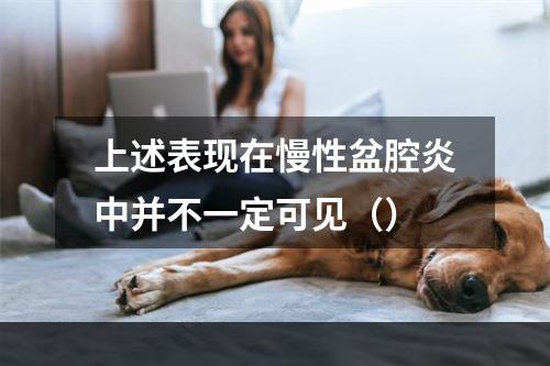 上述表现在慢性盆腔炎中并不一定可见（）