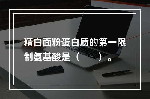 精白面粉蛋白质的第一限制氨基酸是（　　）。