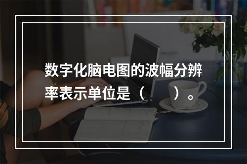 数字化脑电图的波幅分辨率表示单位是（　　）。