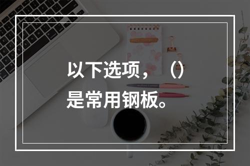 以下选项，（）是常用钢板。