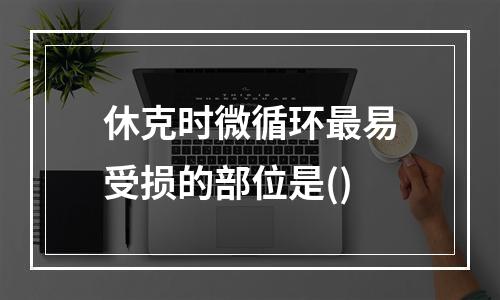 休克时微循环最易受损的部位是()