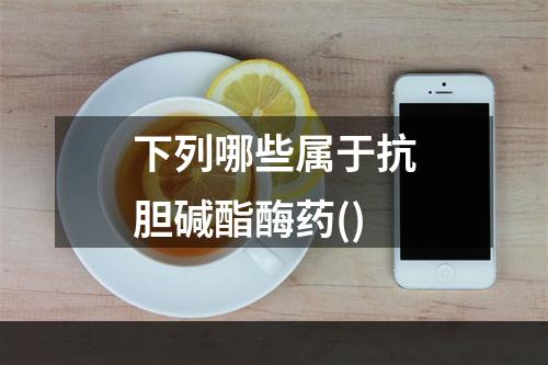 下列哪些属于抗胆碱酯酶药()