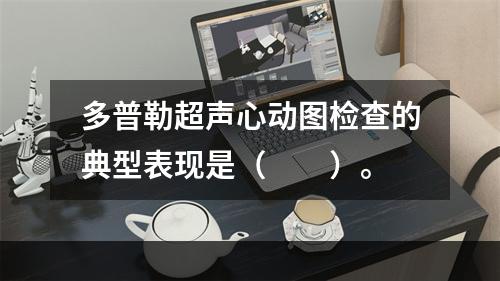 多普勒超声心动图检查的典型表现是（　　）。