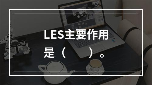 LES主要作用是（　　）。