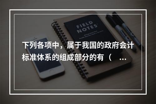 下列各项中，属于我国的政府会计标准体系的组成部分的有（　）。