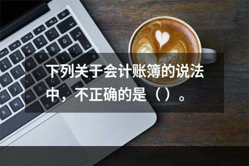 下列关于会计账簿的说法中，不正确的是（ ）。