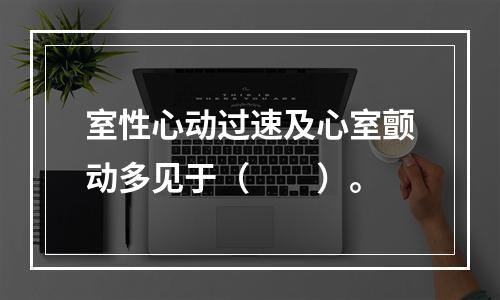 室性心动过速及心室颤动多见于（　　）。