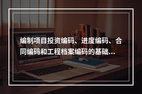 编制项目投资编码、进度编码、合同编码和工程档案编码的基础是（