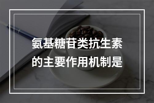 氨基糖苷类抗生素的主要作用机制是