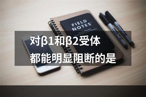 对β1和β2受体都能明显阻断的是