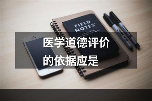 医学道德评价的依据应是