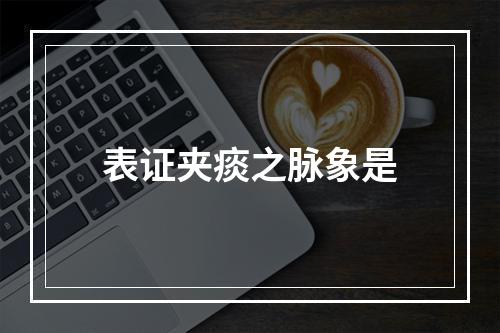 表证夹痰之脉象是