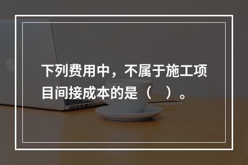 下列费用中，不属于施工项目间接成本的是（　）。