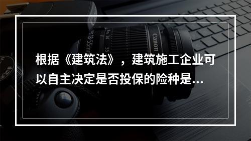 根据《建筑法》，建筑施工企业可以自主决定是否投保的险种是（　