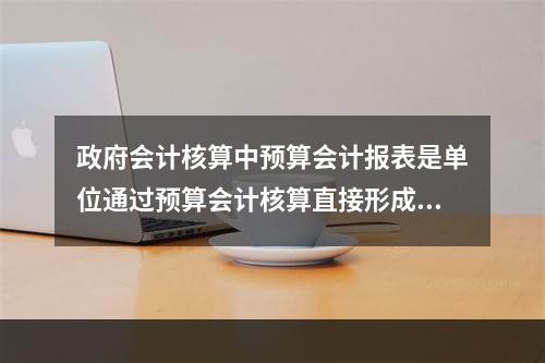 政府会计核算中预算会计报表是单位通过预算会计核算直接形成的报