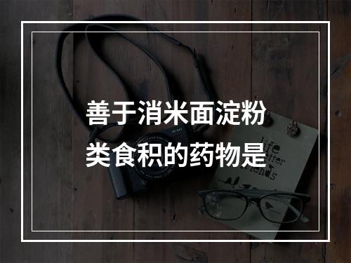 善于消米面淀粉类食积的药物是