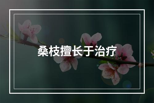 桑枝擅长于治疗